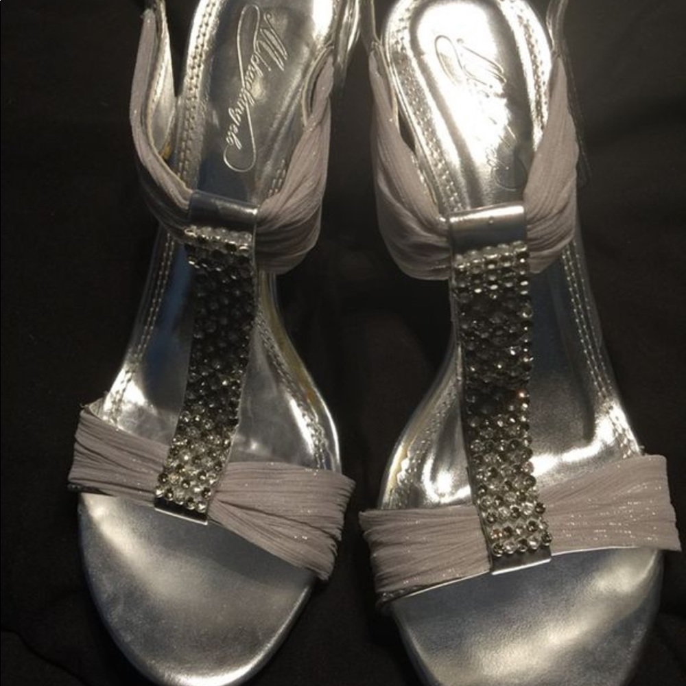 Silver heels